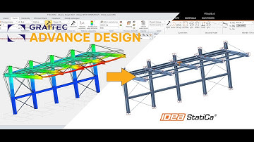 Advance Design 2026.1 - Eksport  modelu MES do Idea StatiCa Checkbot