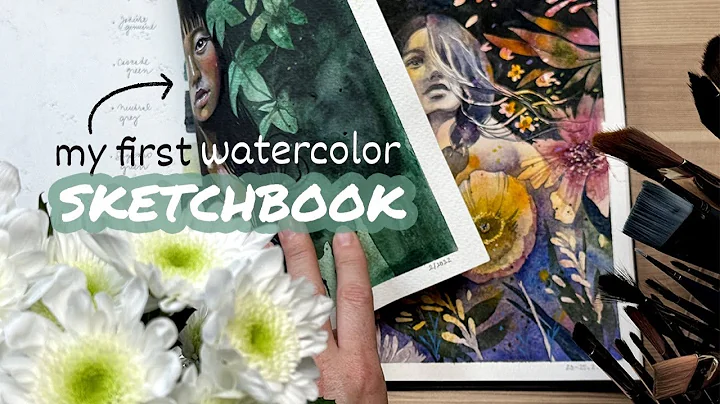 Sketchbook tour  My first watercolor sketchbook