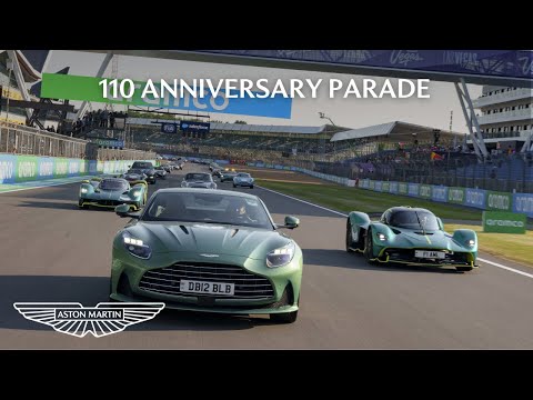 110 Aston Martins at the British Grand Prix