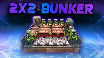 The NEW 2X2 BUNKER DESIGN In Rust | Rust Building Tutorial 2023!