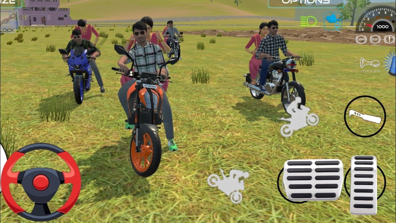 Drive KTM, bullet and Yamaha bike in the game 😱#bike #yamaha #ktm