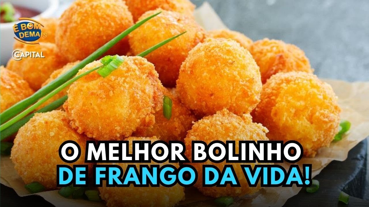 BOLINHO DE FRANGO COM BATATA QUE DERRETE NA BOCA! 😍