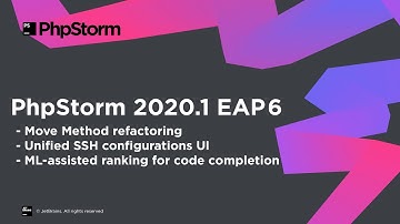 Episode 6 – What’s Coming in PhpStorm 2020.1 – EAP | Season 2020.1