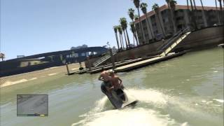 Grand Theft Auto V - Daddy's Little Girl: Michael & Tracy Jet Ski Tutorial Lose Pursuers Sequence