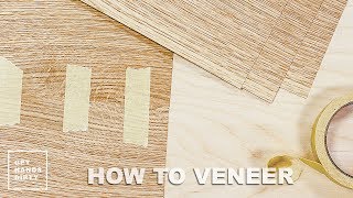 How to Apply Veneer // Studio Kitchen - Ep.1.5