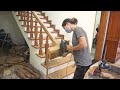 Part 2 |  Ideas for Design | Construction of Granite Stairs With Modern Wooden Surfaces