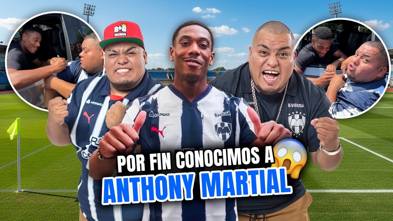 Así fue nuestro encuentro con ANTHONY MARTIAL 💙 - Gemelos Pantera