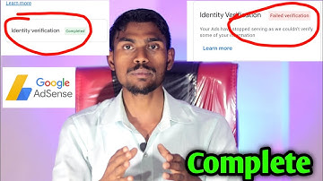AdSense Identity Verification kaise kare || Identity Verification Failed kaise thik kare 👍👍