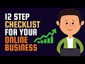 12 step checklist for your online business  the startupreneur forum