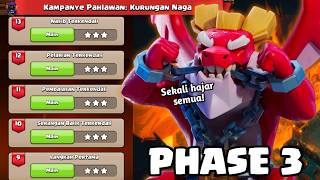 CARA MENYELESAIKAN TANTANGAN KAMPANYE PAHLAWAN: KURUNGAN NAGA (LEVEL 9-13) | CLASH OF CLANS