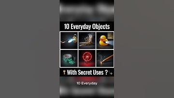 10 Everyday Objects With Secret Uses 🔑 #lifejesting #facts