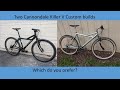 Two custom cannondale killer v restomod builds