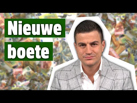 Nieuwe boetes