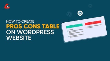 How to Create Pros Cons Table on WordPress website