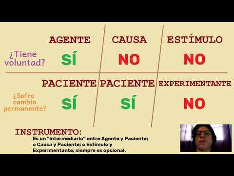 Video: ¿Qué es un experimentador en roles semánticos con ejemplos?