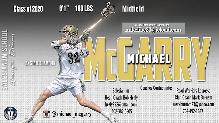 Michael McGarry, 2020 Salesianum School - 2019 Hig...