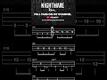 【TAB譜付ベース】REM_ / ナイトメア NIGHTMARE | WITH PDF FILE【BASS TAB】 #shorts #basstabs #ナイトメア