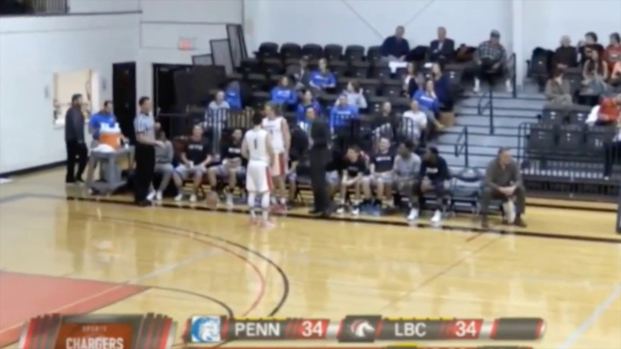 COACH HITS SHOT FROM THE BENCH!