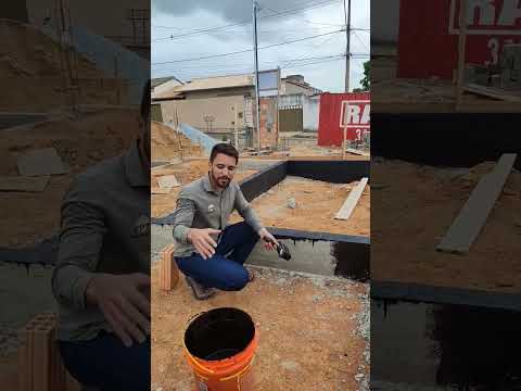 Vídeo: Impermeabilização da fundação da casa - condição necessária para a construção da sua casa