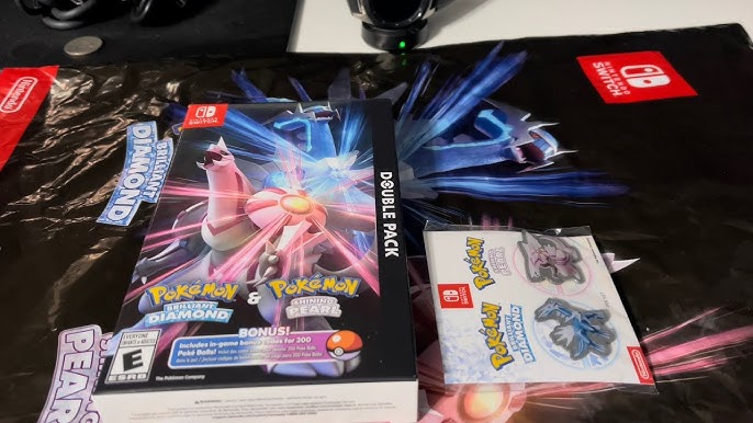 Pokemon Brilliant Diamond and Shining Pearl Double Pack Unboxing for  Nintendo Switch 