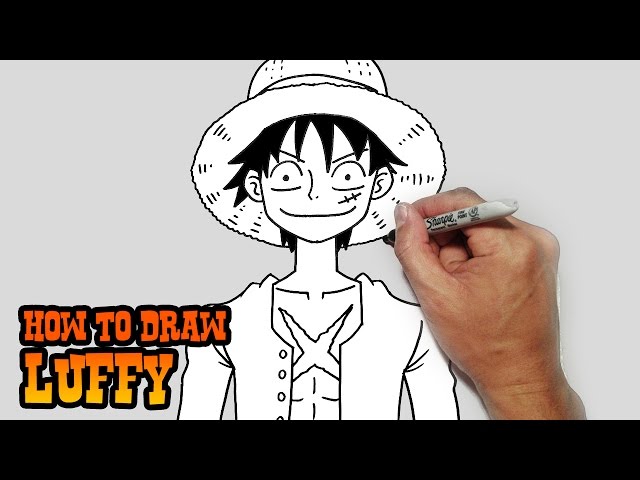 How To Draw Monkey D Luffy One Piece Video Lesson Myhobbyclass Com Learn Drawing Painting And Have Fun With Art And Craft How To Draw Monkey D Luffy One Piece Video Lesson Myhobbyclass Com Learn Drawing Painting And Have Fun With Art And Craft