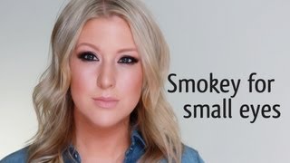 SMOKEY MAKEUP FOR SMALL EYES  (Julianne Hough)