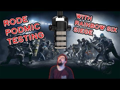 I GOT THE RODE PODMIC!!! (so i tested it on r6s lmao)