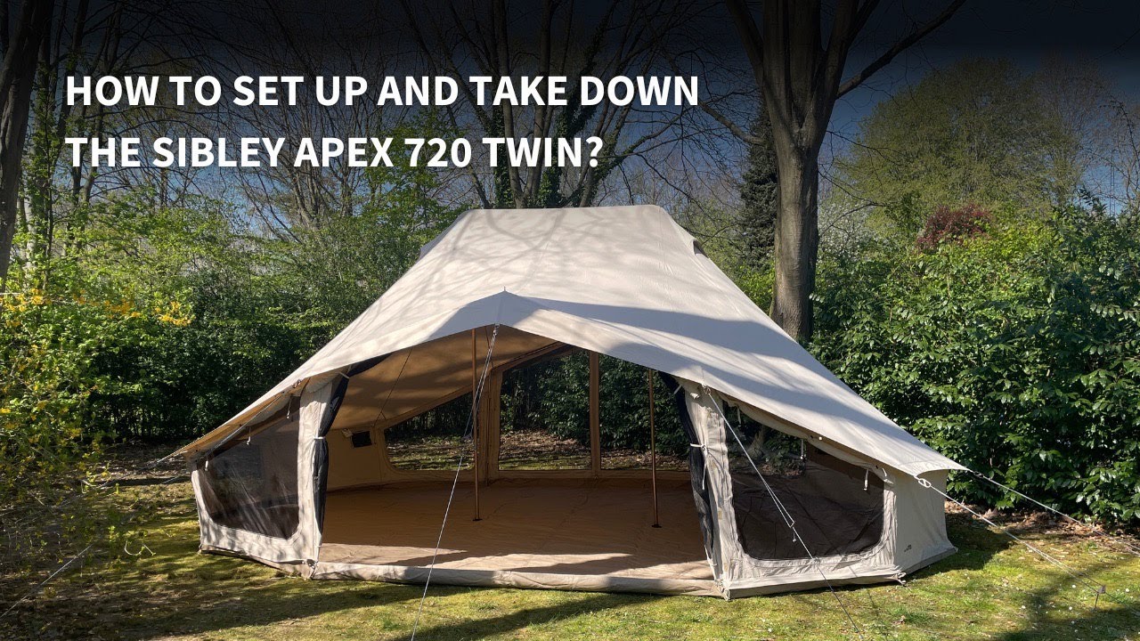Sibley Apex 720 Twin: Luxurious Vast Glamping Shelter | CanvasCamp