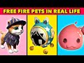 (Part - 6) FREE FIRE PETS IN REAL LIFE || Origin of Free Fire Pets || Million Fact