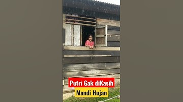 Putri gak dikasih Mandi hujan... 🤣 #masakecilbahagia #short #viral