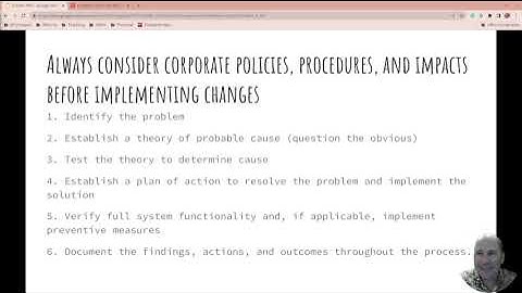 Cloud+ 5.1 Given a scenario, use the troubleshooting methodology to resolve cloud-related issues.