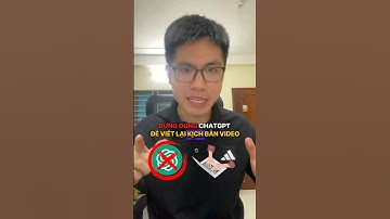 Thủ thuật "xào nấu" kịch bản video bằng ChatGPT #ai #duyai #chatgpt