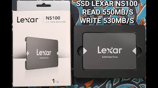 SSD DRIVE LeXar NS100 1TB UNBOXING REVIEW READ UP TO 550MB/S TO WRITE 530MB/S
