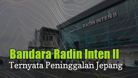 Sejarah Bandara Raden Intan Lampung, Peninggalan Jepang