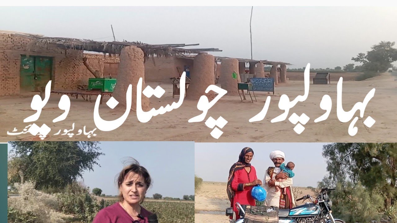 Village in desert cohalistan  bahawalpur/ Pakistan Punjab view
