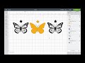 How to Create Multi-Layer Butterfly SVG | Cricut