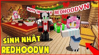 MỀU VÀ CHỊ PANDA TỔ CHỨC SINH NHẬT BÍ MẬT CHO REDHOOD*MỀU LÀM SINH NHẬT CHO REDHOOD TRONG MINECRAFT