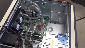 Dell Optiplex 780 Full Water Loop Build and Leak Test