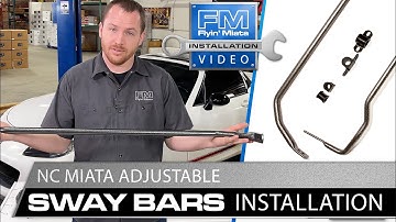 Installing Adjustable Sway Bars on an NC Miata