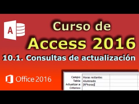 Video: ¿Cómo ejecuto una consulta de actualización en Access?