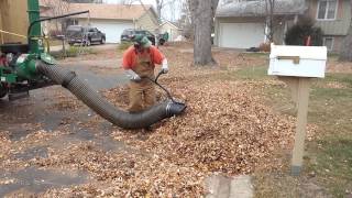 Billy Goat Leaf Loader Set Up | Stillwater MN | Ring Lawn Care