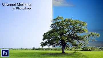 Photoshop Tutorial -  How to Change Sky Using Channel Masking in Photoshop CC |Graphics Canyon|