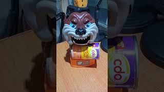 MAD DOG don't try to steal his chicken loaf food #short #satisfying #asmr #foryou #maddog