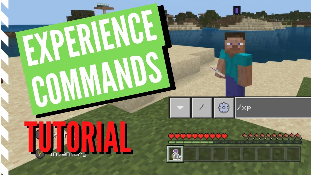Minecraft XP COMMAND Tutorial (Bedrock & JAVA Edition)  YouTube