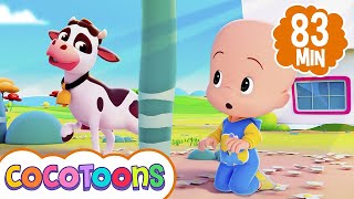 Na fazenda do Cuquin mais músicas infantis em português com Cleo e Cuquin | Cocotoons Brasil