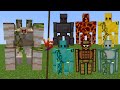 Alpha Mutant Iron Golem vs ALL Golems! Minecraft Mob Battle! 😱