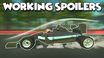 ADJUSTABLE SPOILERS and AERODYNAMICS! - Scrap Mechanic Creations! - Episode 136