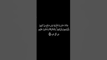سورة الرعد - الآيات 22-24 - تلاوة ماهر المعيقلي #كروما_مجانا_