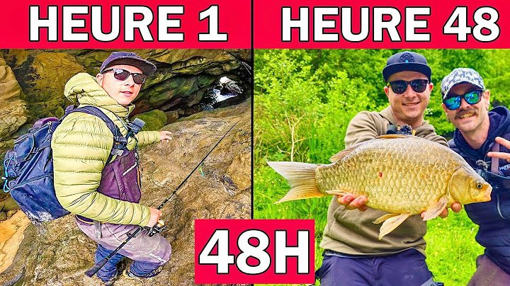 48H d’exploration pour pêcher des poissons inattendus ! ( Il se passe des trucs de fou )