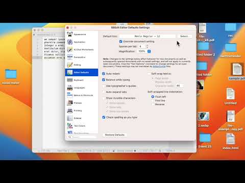 How to Change Font Size in BBEdit